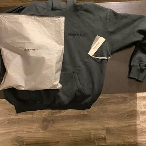 Essentials Men's Dark Gray Crewneck Sweater